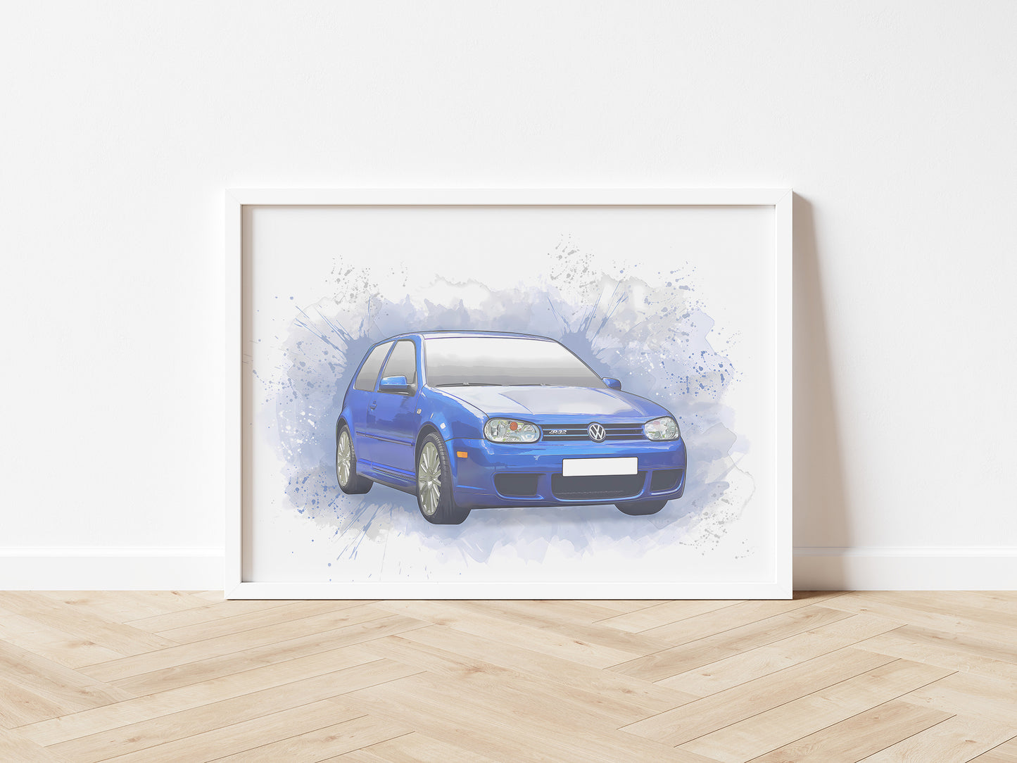 Volkswagen Golf R32 MK4 - Personalised Car Poster - Gift for Car Lovers –  Colour Haus Designs